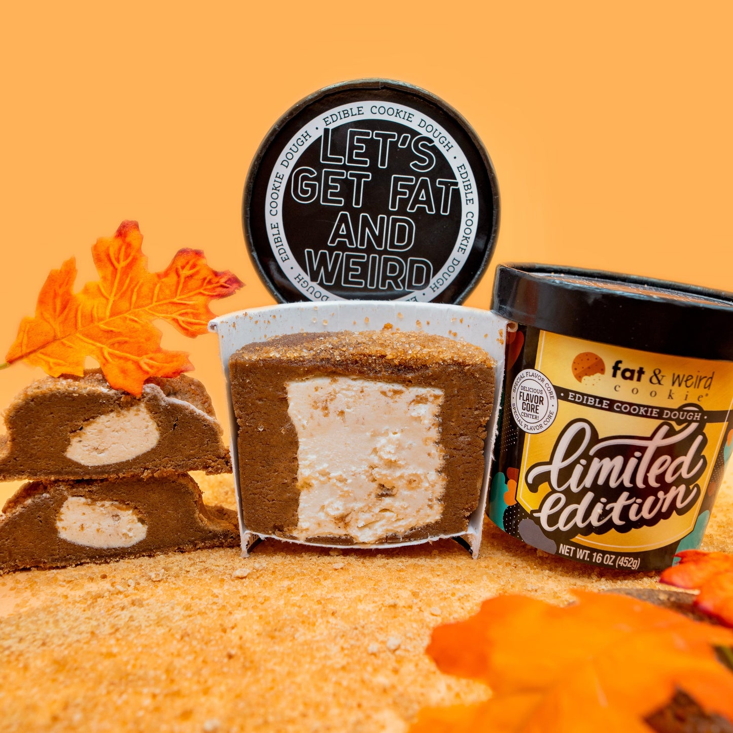 Limited Edition Edible Cookie Dough - Cheesecake and Chill Cookie Dough Fat & Weird Cookie