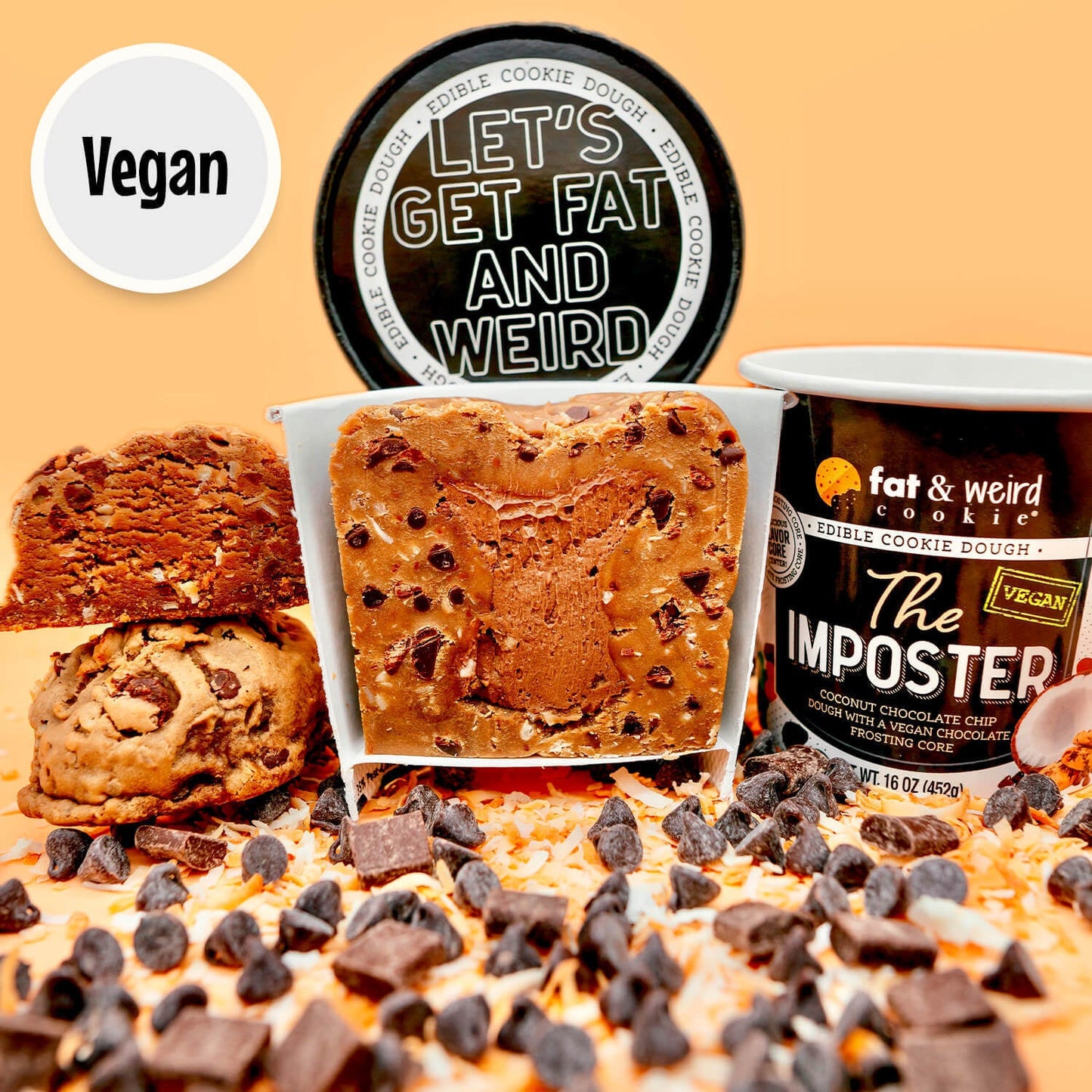 The Imposter Edible Cookie Dough Cookie Dough Fat & Weird Cookie