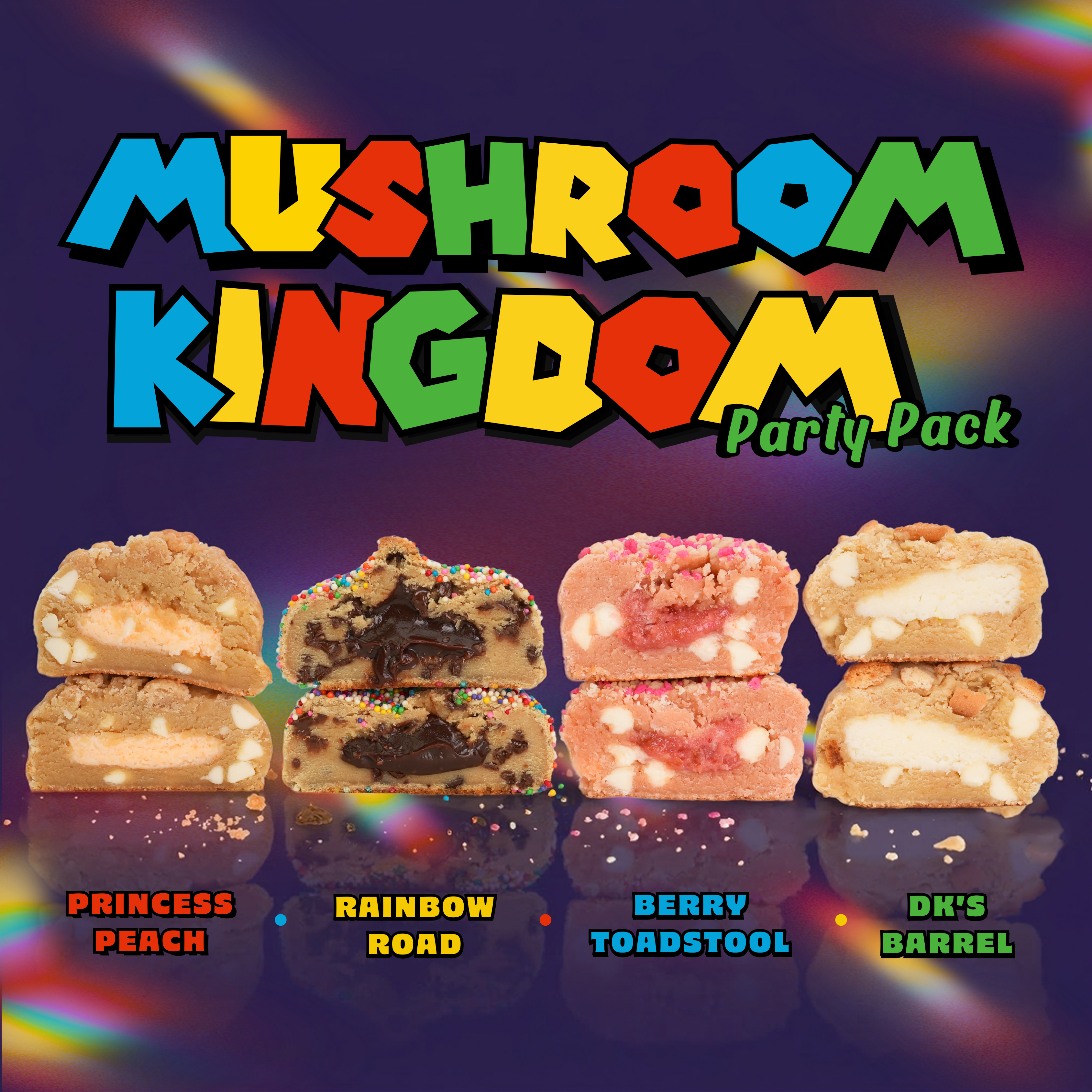Super Mario Pack: Nintendo-Inspired MEGA Cookies | Fat & Weird Cookie
