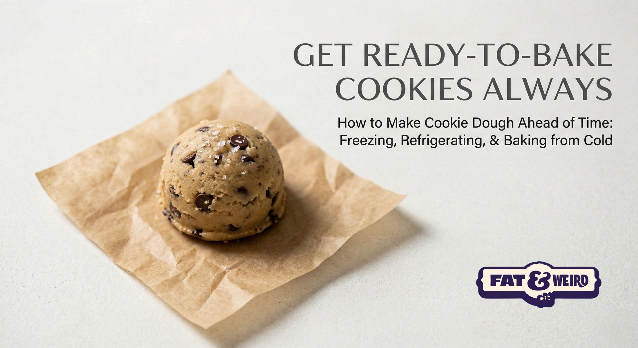 How to Make Cookie Dough Ahead of Time (Freezing, Refrigerating & Baking Tips)