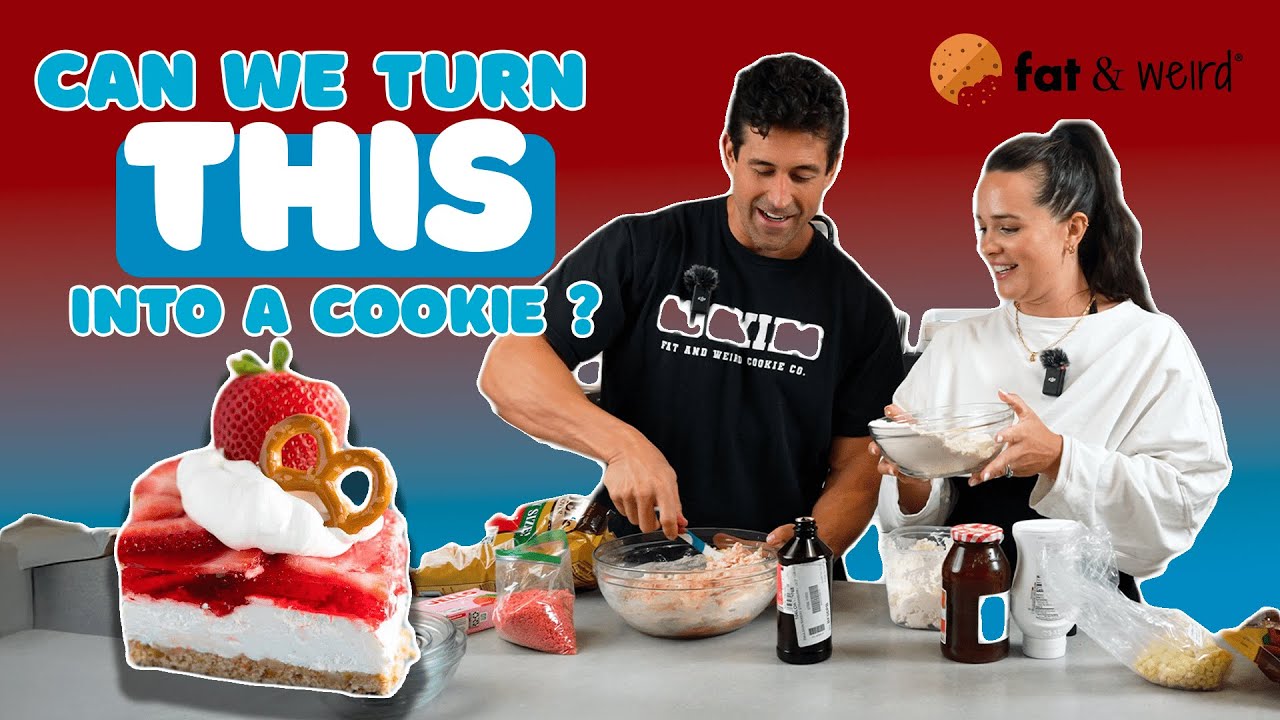 Fat & Weird Ep. 18 Recreation: Strawberry Pretzel Salad Cookie Magic
