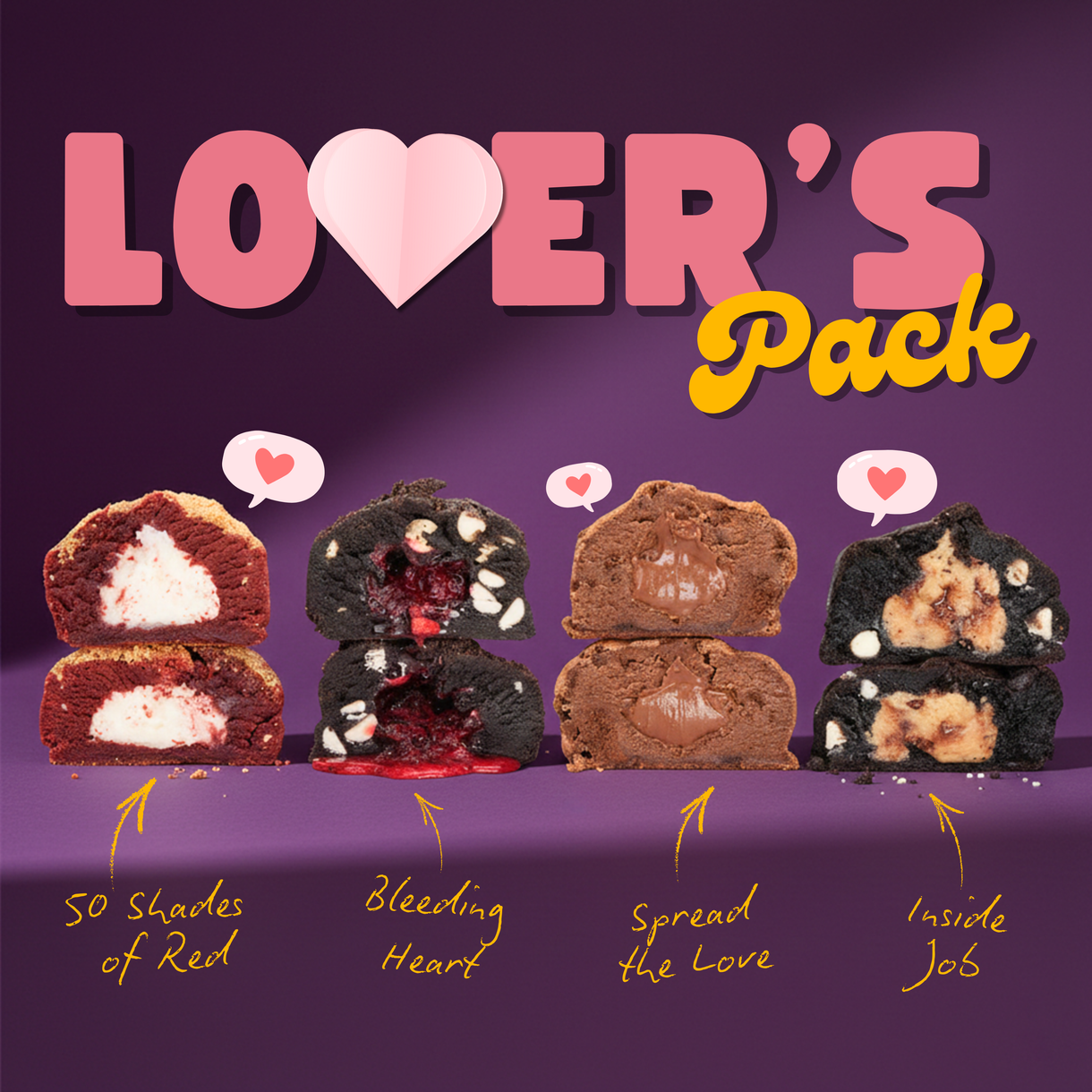Valentine's Day Pack | Lover's Pack – Fat & Weird Cookie