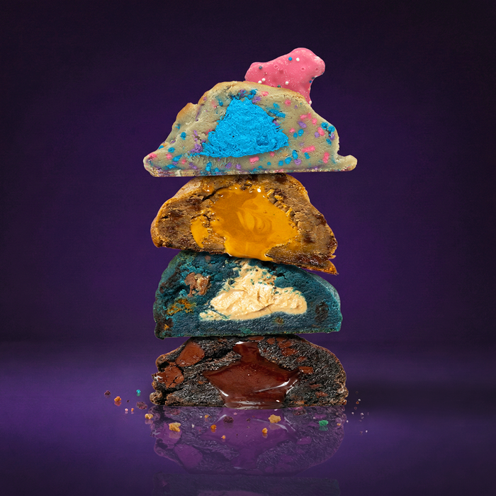 Fat & Weird Cookie best sellers pack — assorted gourmet stuffed cookies with rich fillings