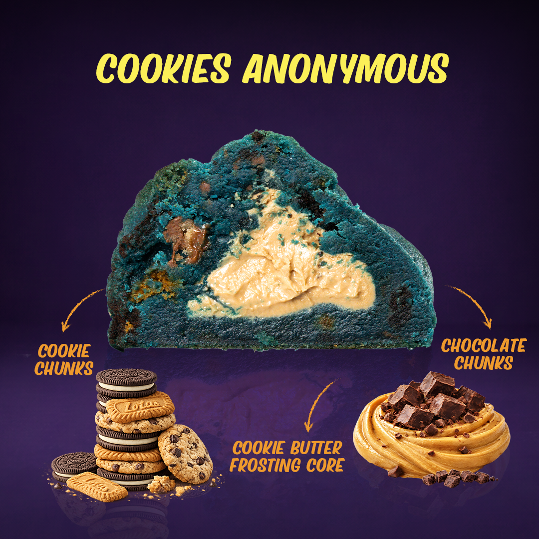 Cookie Monster Stuffed Cookie | Cookies Anonymous – Fat & Weird Cookie