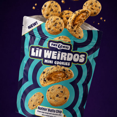 Lil Weirdos Mini Cookies Nothin' Butta Chip bag