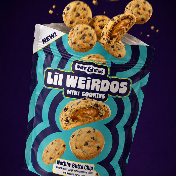 Lil Weirdos Mini Cookies Nothin' Butta Chip bag
