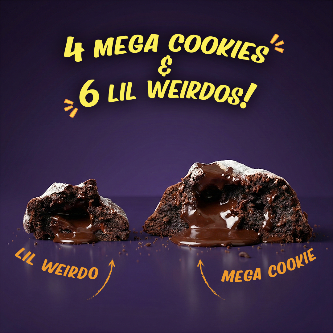 Fat & Weird Cookie Sampler Pack - Variety Sampler Pack of Gourmet Stuffed Cookie Flavors