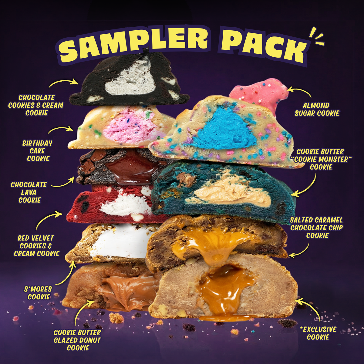 Fat & Weird Cookie - Sampler Pack