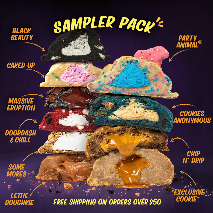 Sampler Pack - Gourmet Stuffed Cookie Pack by Fat & Weird Cookie