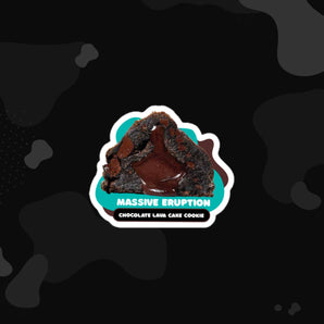Massive Eruption Die-Cut Sticker