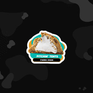 Pitchin' Tents Die-Cut Sticker