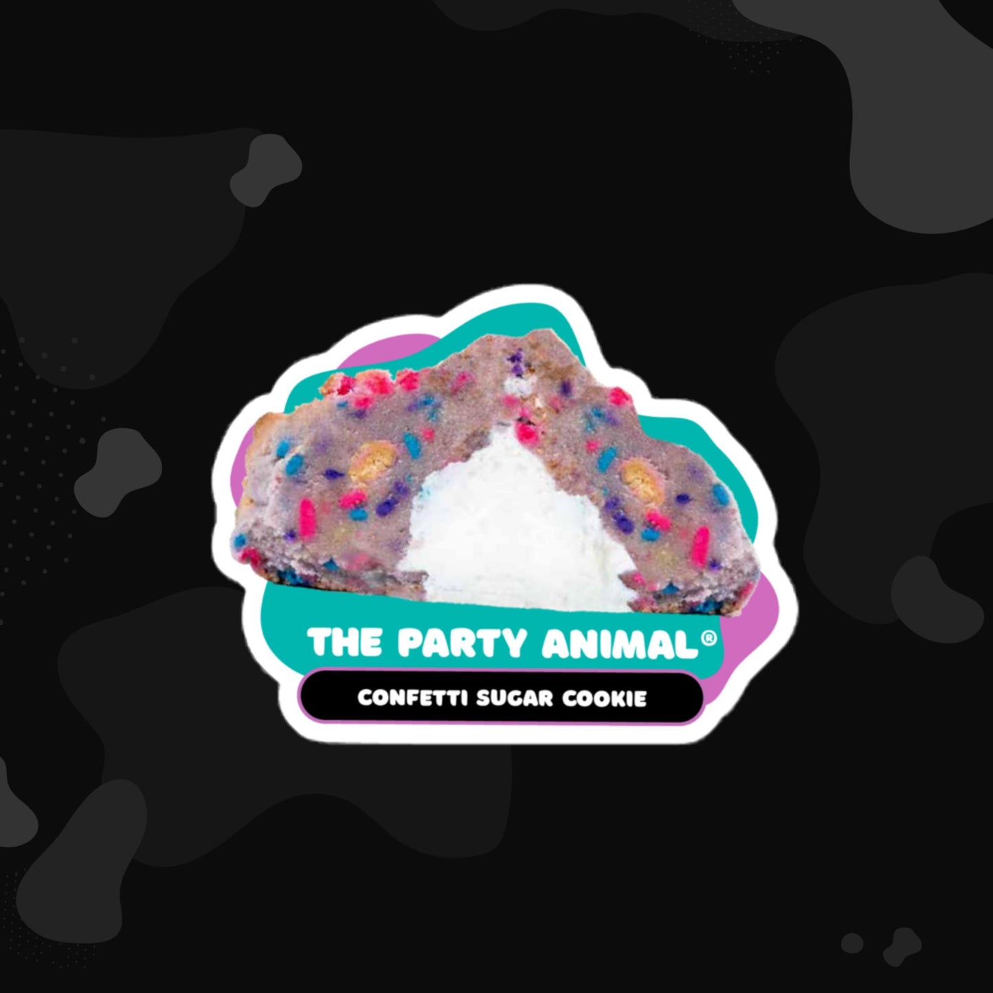 The Party Animal Die-Cut Sticker
