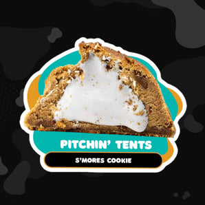 Pitchin' Tents Die-Cut Sticker