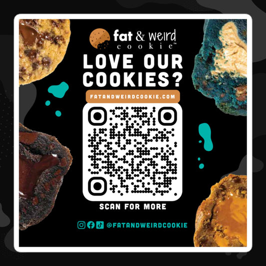 Love Our Cookies Sticker - Black Background