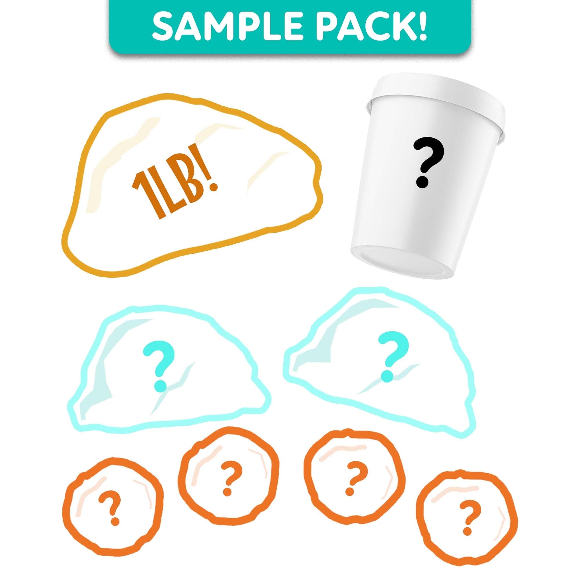 Fat & Weird Cookie Sampler Pack Sampler Pack - OG Flavors 