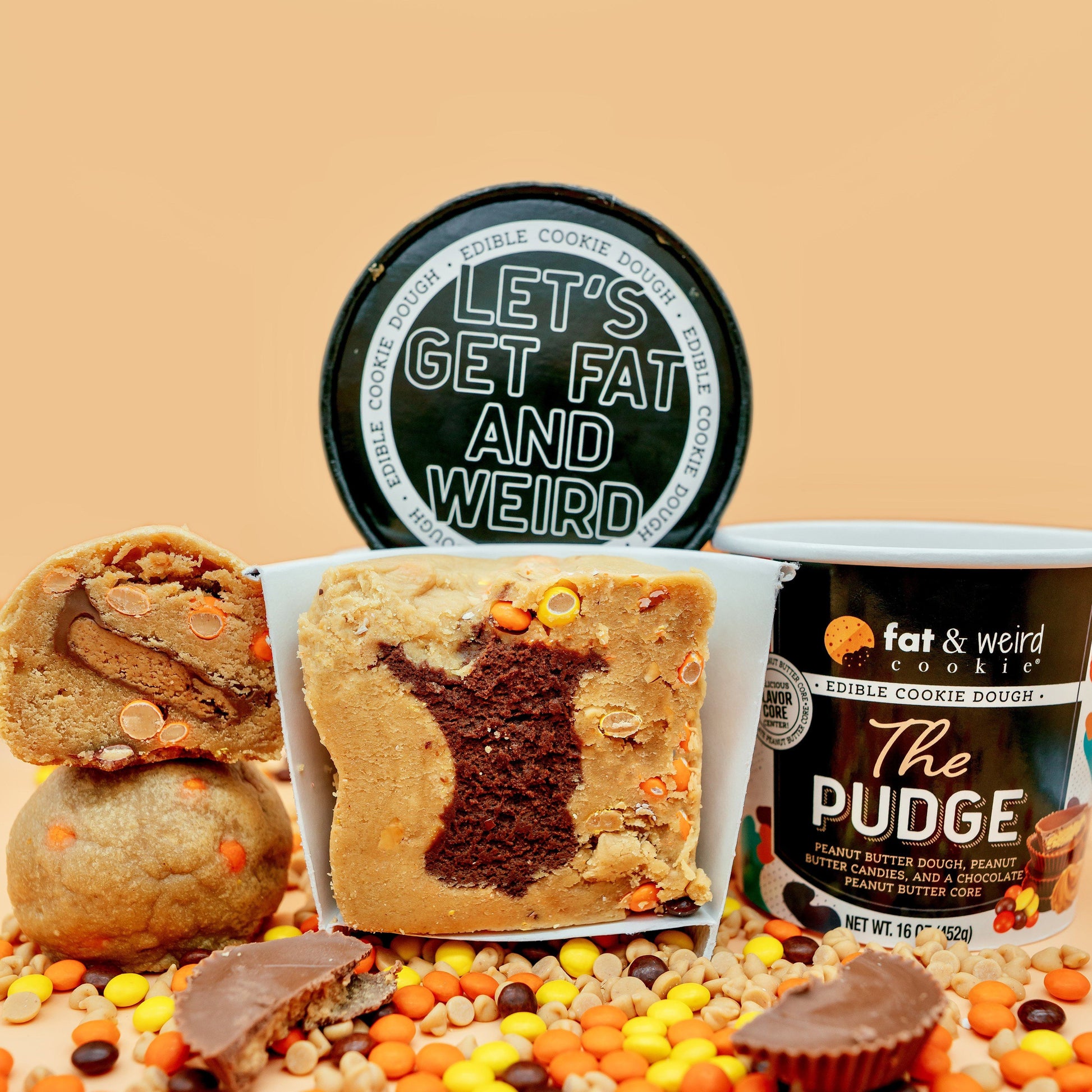 The Pudge Edible Cookie Dough Fat & Weird Cookie 