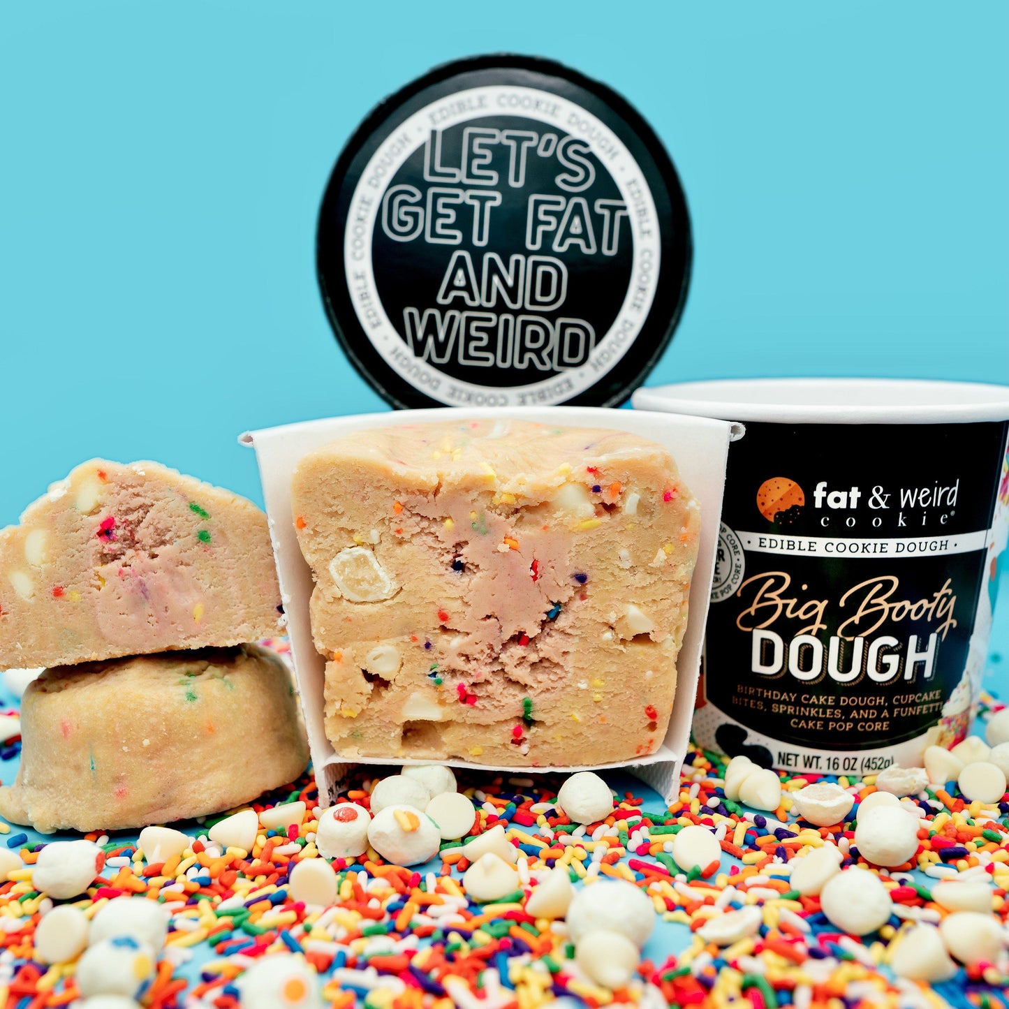 Big Booty Dough Edible Cookie Dough Fat & Weird Cookie 