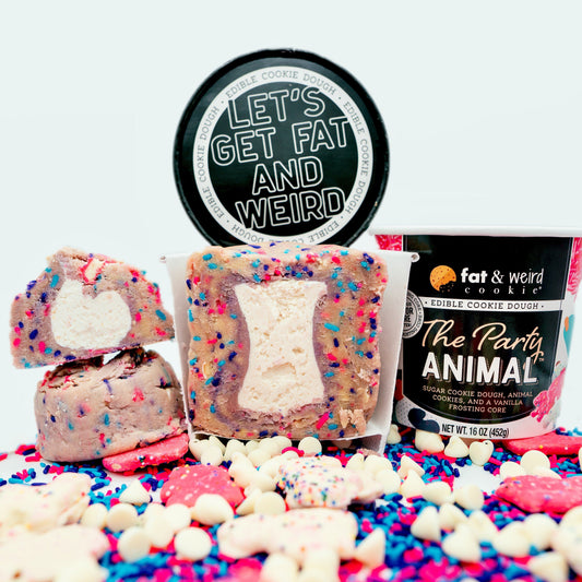 The Party Animal Edible Cookie Dough Fat & Weird Cookie 