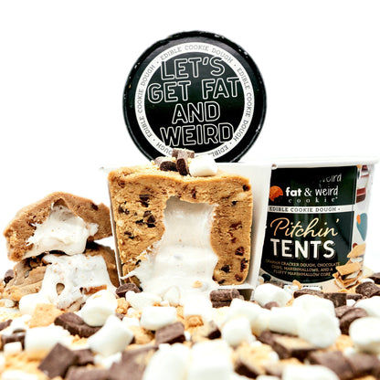 Pitchin' Tents Edible Cookie Dough Fat & Weird Cookie 