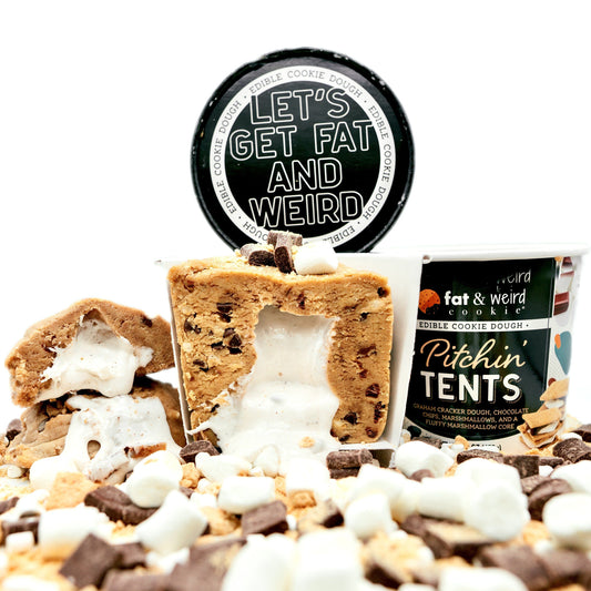 Pitchin' Tents Edible Cookie Dough Fat & Weird Cookie 