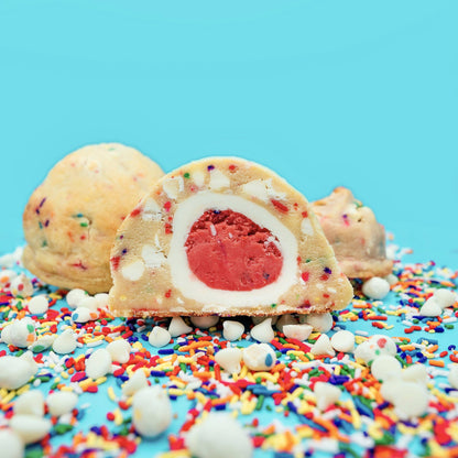 MEGA 1lb Big Booty Dough Cake batter funfetti cookie with cake pop core 