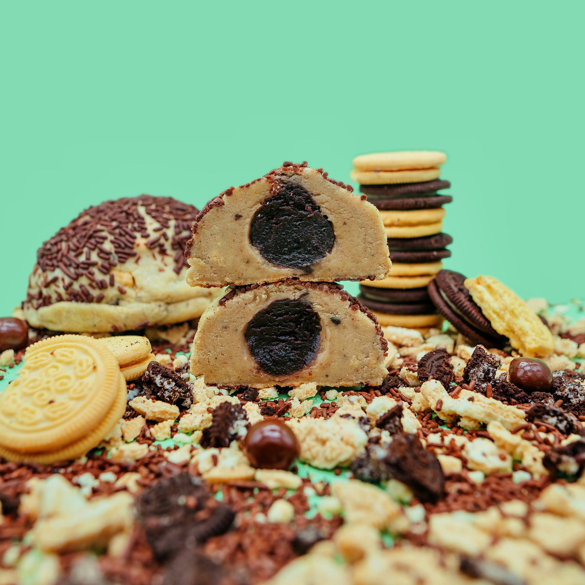 BBW Marble Cake Cookie with a Marble Cake core 