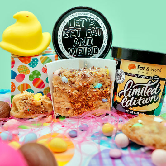 Limited Edition Edible Cookie Dough - Bunny Nest Cookie Dough Fat & Weird Cookie 