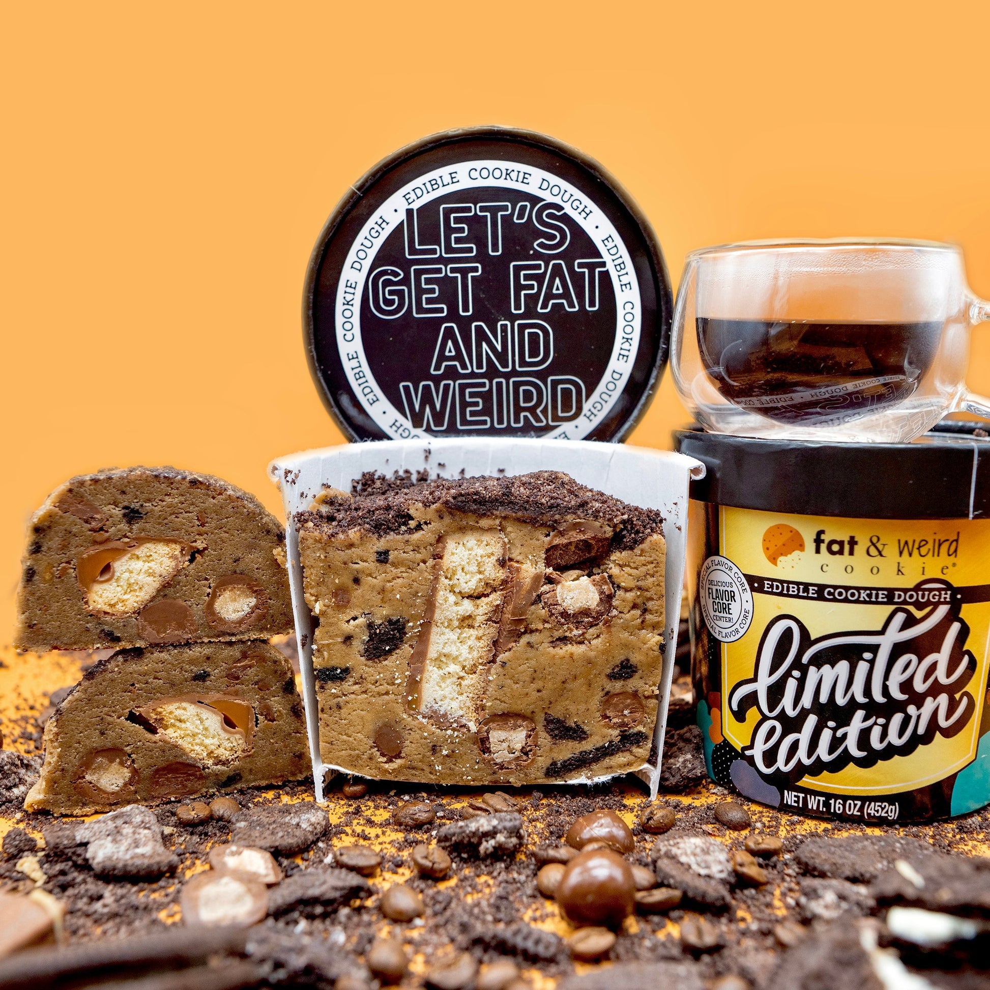 Limited Edition Edible Cookie Dough - The Fix Cookie Dough Fat & Weird Cookie 