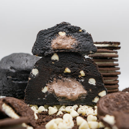 Black Beauty Oreo cookie with Oreo cream core 