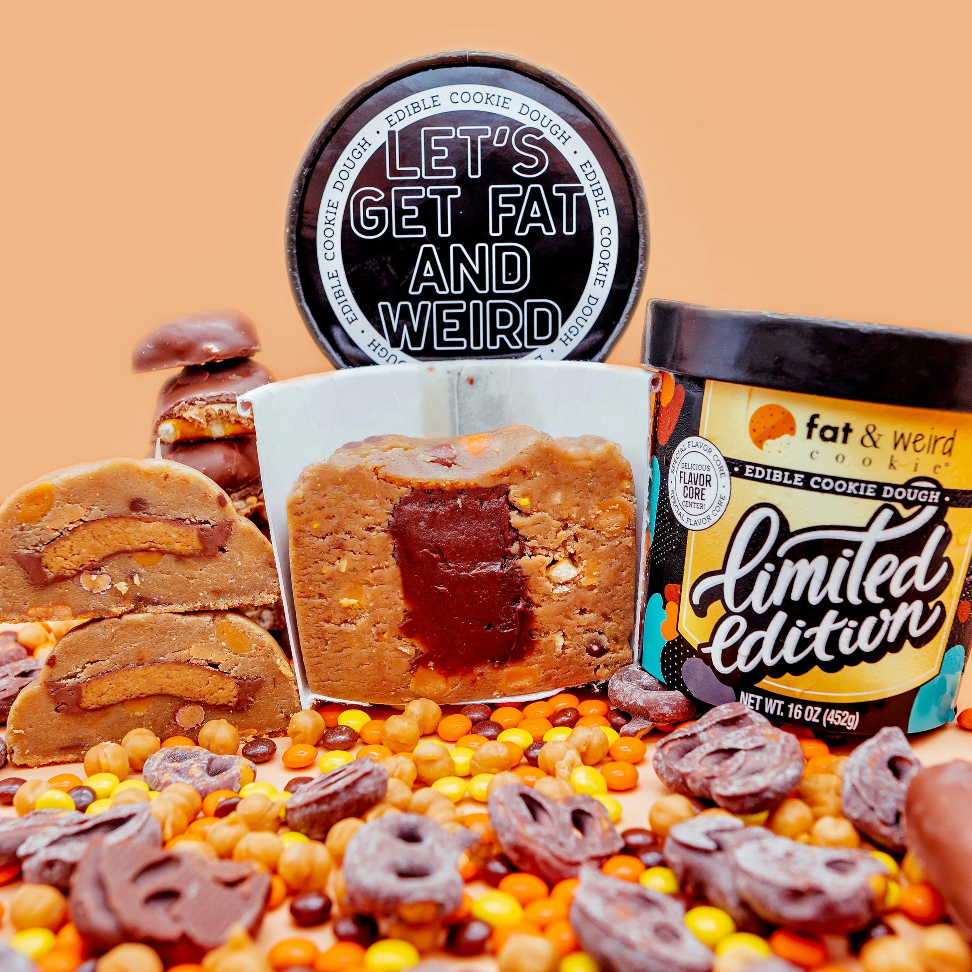 Limited Edition Edible Cookie Dough - Five On It Cookie Dough Fat & Weird Cookie 